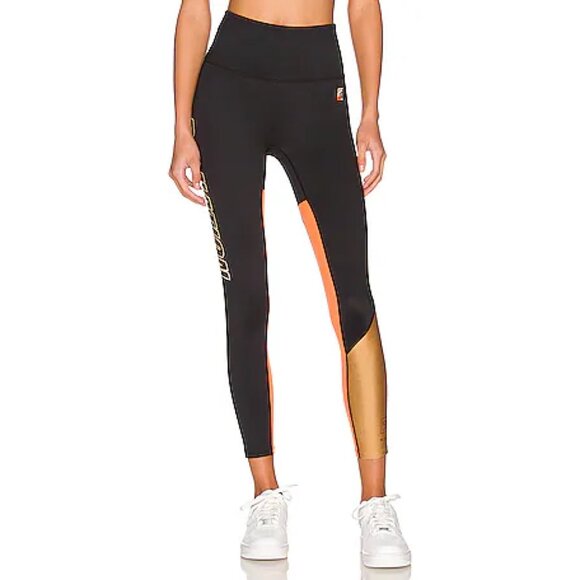 PE Nation High Rise Logo 7/8 Athletic Workout Leggings Gym Pant Activewear Small - Picture 1 of 14